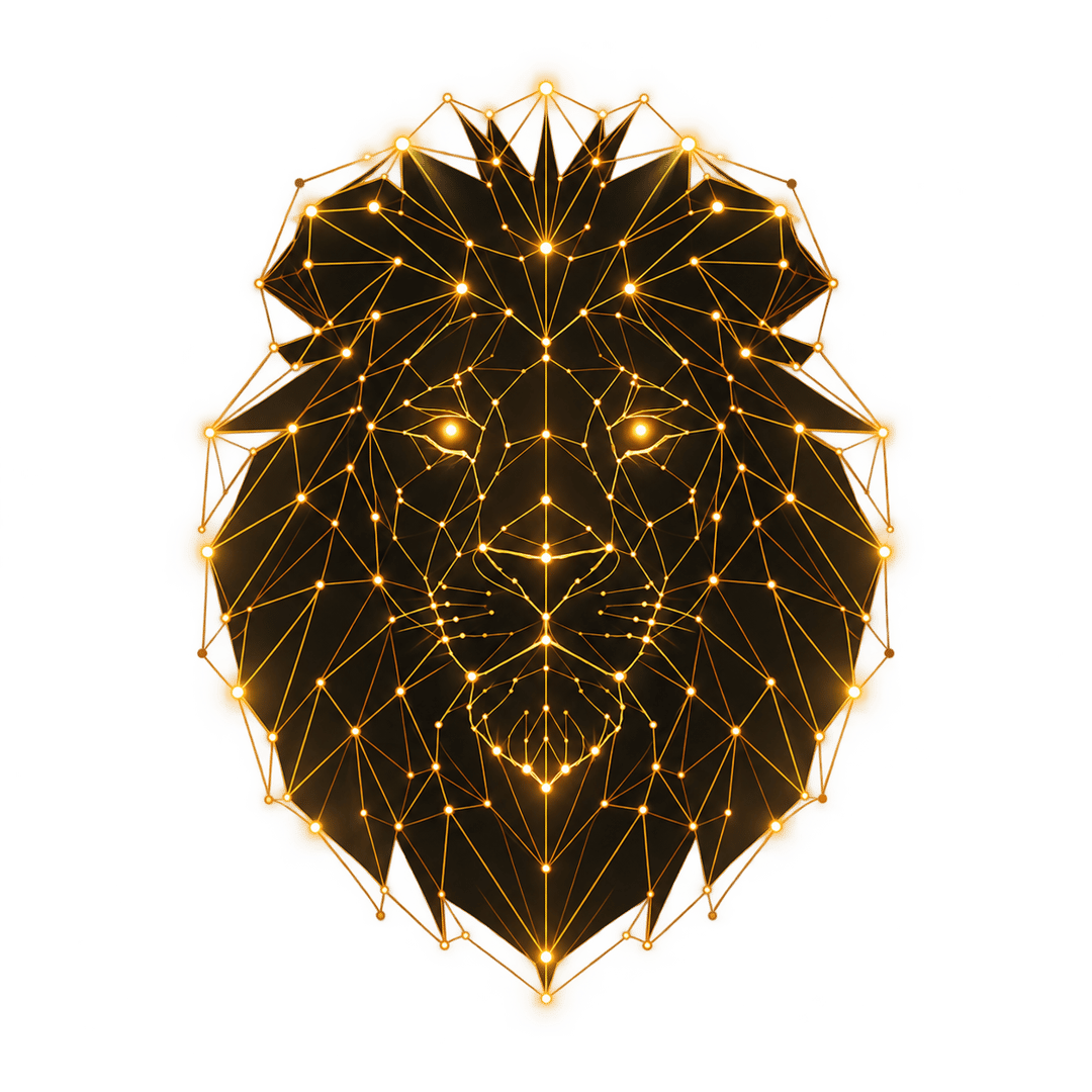 Illustration de la tête de lion Warabot